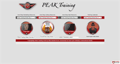 Desktop Screenshot of peaktraining.org